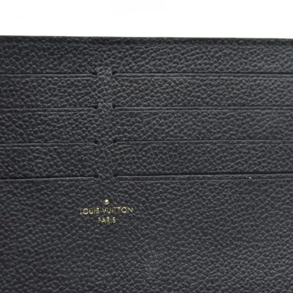 LOUIS VUITTONEpi Pochette Felicie Black Noir Card Holder
